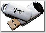 4GB USB STICK 60-FACH LESEN 40 FACH SCHREIBEN KLAPPVERSCHLU�