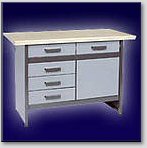 Werkbank mit 5 Schubladen