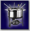 Edelstahl Fondue Set