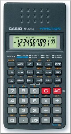CASIO FX-82SX Technisch-Wissenschaftlicher Rechner