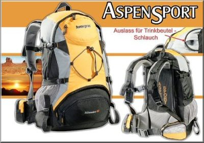 Rucksack fr das Gebirge zum Wandern - Trekking Outdoor von Aspen Sport