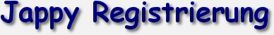 Jappy Registrierung
